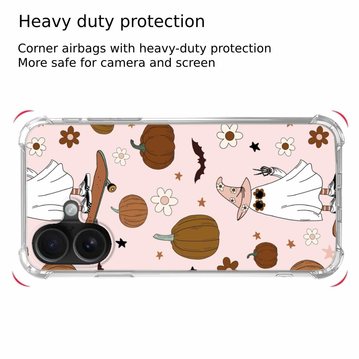GialCenik iPhone 16 TPU Ghost Cowboy Phone Case - Black - New