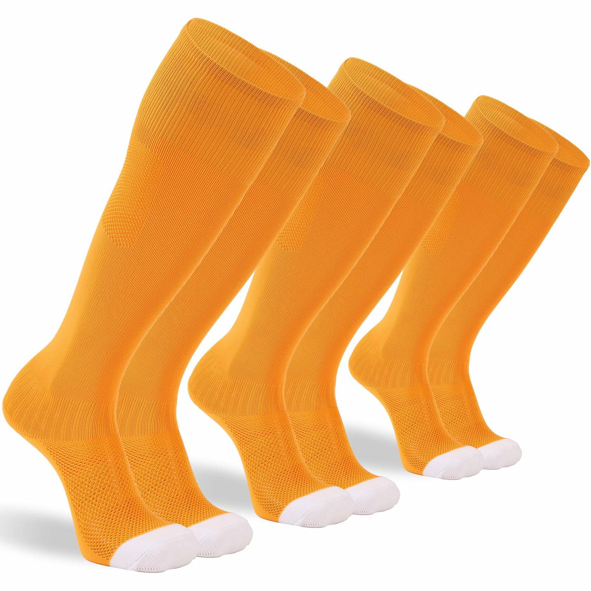 Sunew Boys Sports Socks Small 3 Pairs Knee High Moisture Wicking Athletic