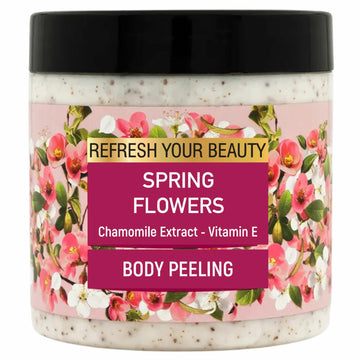 Oriense Body Scrub 16.9oz Spring Flowers Chamomile Hydrating New