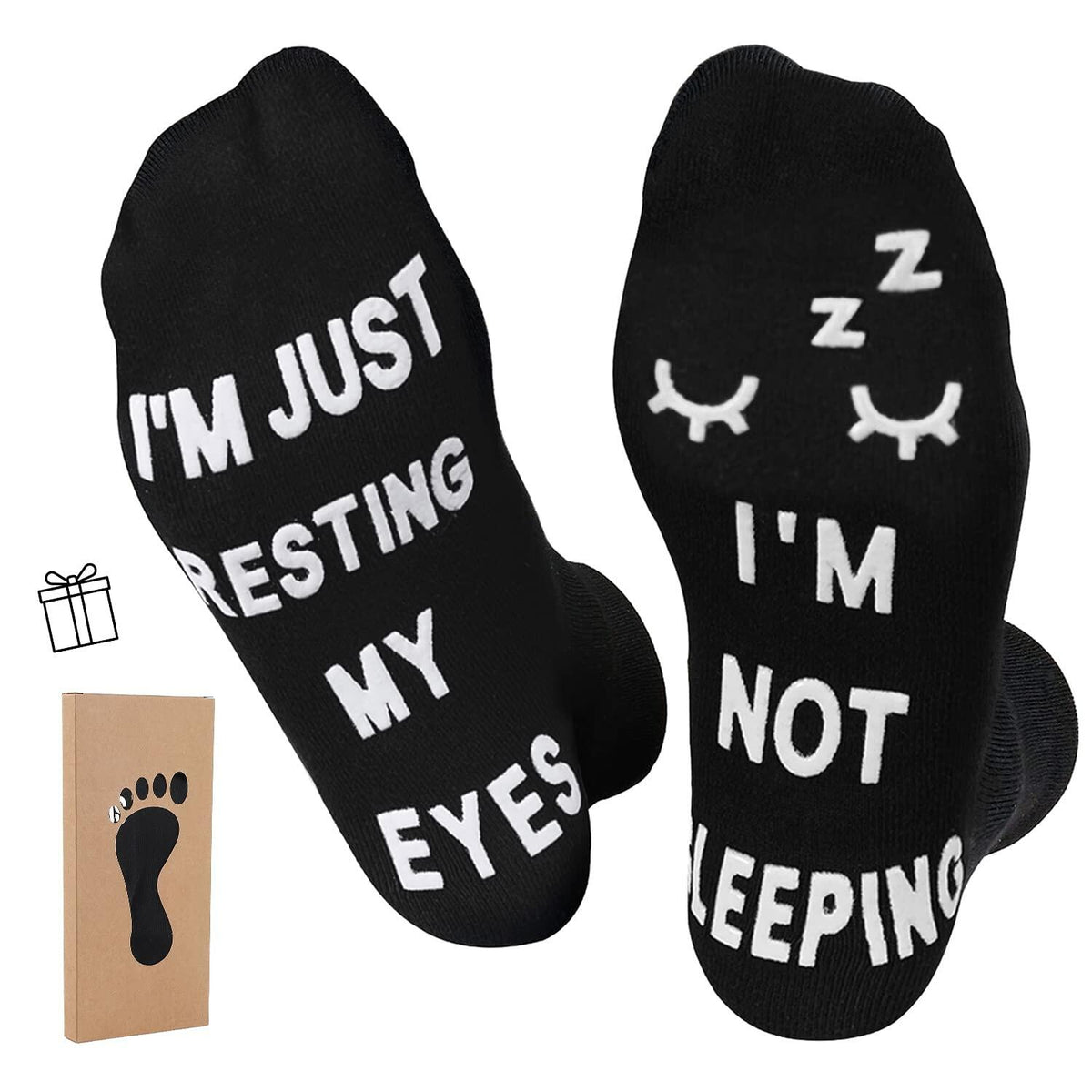 ZXGXLAW Funny Socks Multicolor Novelty Gift for Men Women One Size