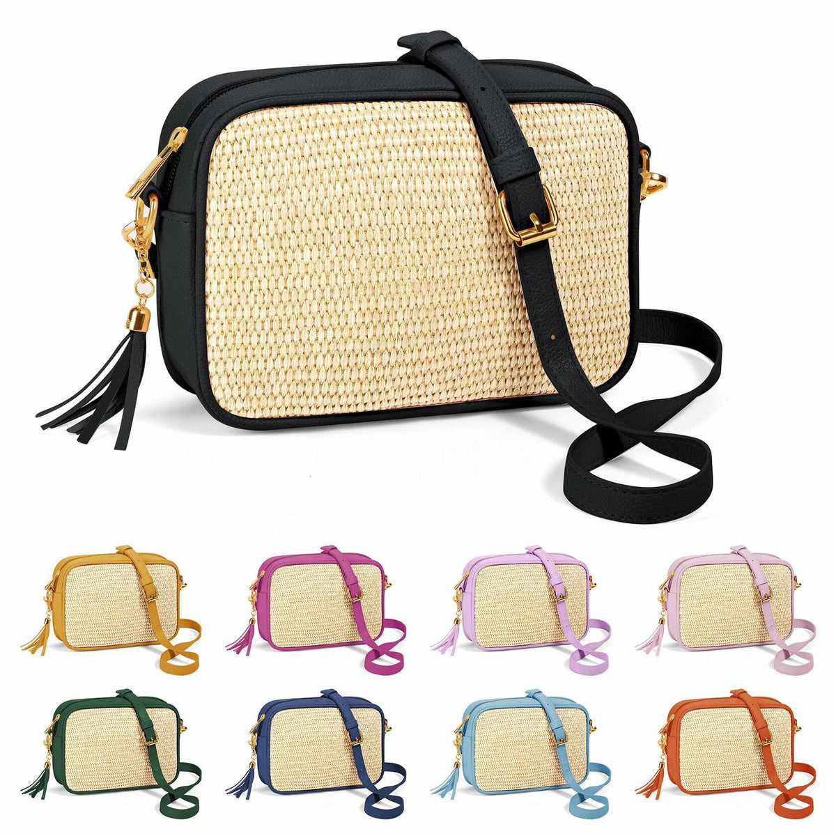 YOOLIFE Women's Small Crossbody Bag Black - Compact Stylish Handbag