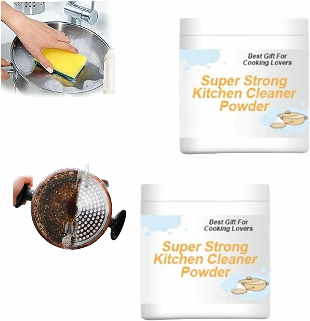 FIONEL 2024 Super Strong Kitchen Cleaner Powder - Heavy Duty
