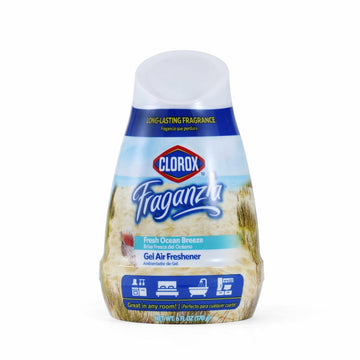 Clorox Fraganzia Cone Gel Air Freshener 6oz Fresh Ocean Breeze 1 Pack