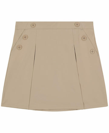 Nautica Girls Khaki Pull-On Scooter Skirt with Undershorts Size 18.5 Plus