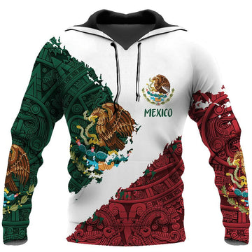 FAYBA Mexican Hoodies 3D Print Casual Pullover White 2XL New