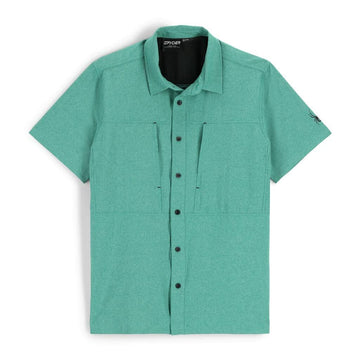 Spyder Mens Canyon Short Sleeve Shirt Verdant Green – Size Medium