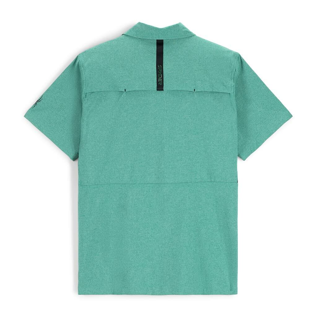 Spyder Mens Canyon Short Sleeve Shirt Verdant Green – Size Medium