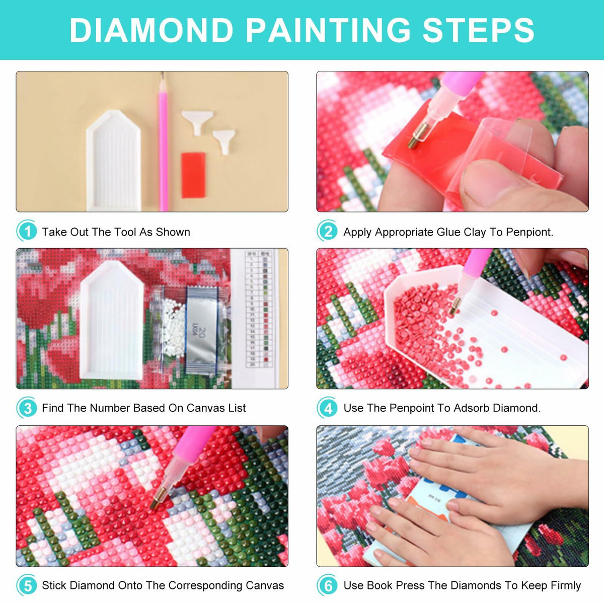 Camocin Cat Diamond Painting Kit DP-05 12x16in Full Drill 5D Crystal Art