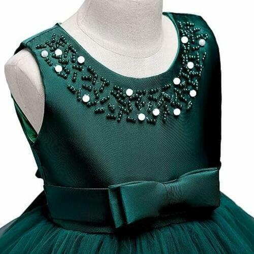 guchoo Girls Christmas Flower Dress Green Size 70 Special Occasion