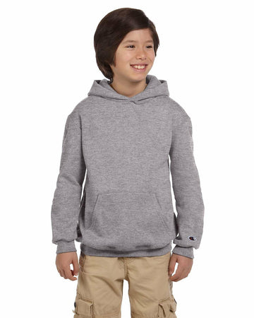 Champion Youth Pullover Hoodie Light Steel Size Small