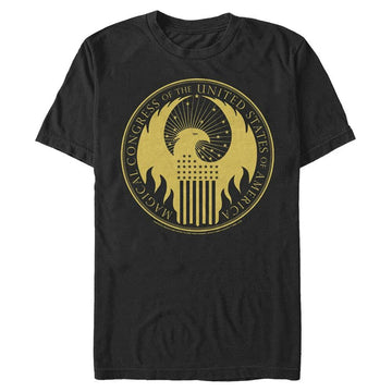Warner Bros Men's Fantastic Beasts Magical Congress Tee Black Size L