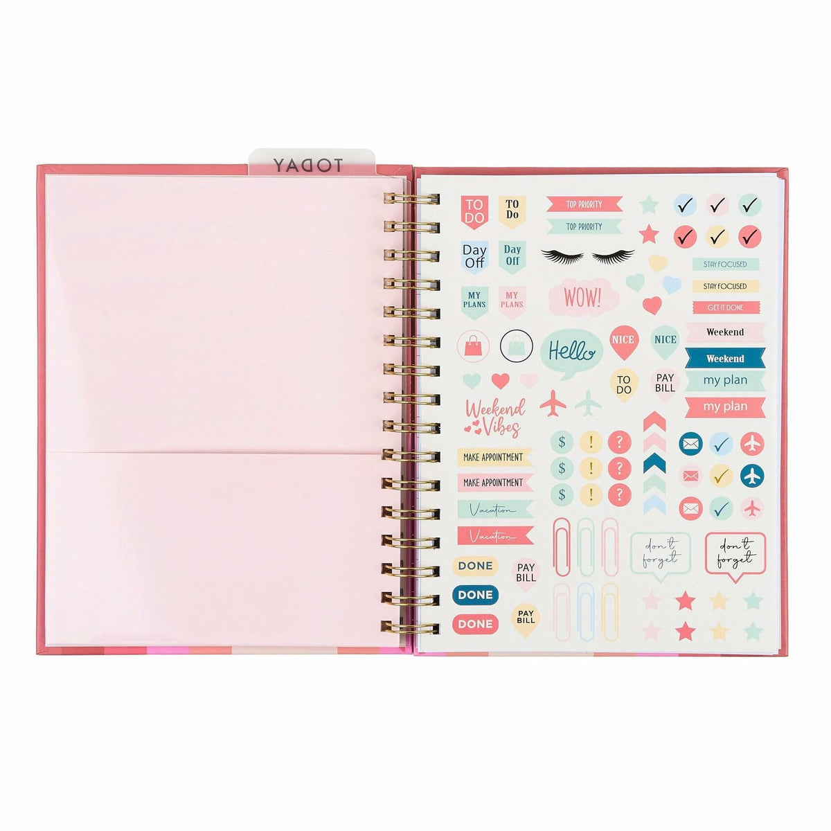 Votum 18-Month Planner 2024-2026 Daily Weekly Monthly 3 Sticker Sheets