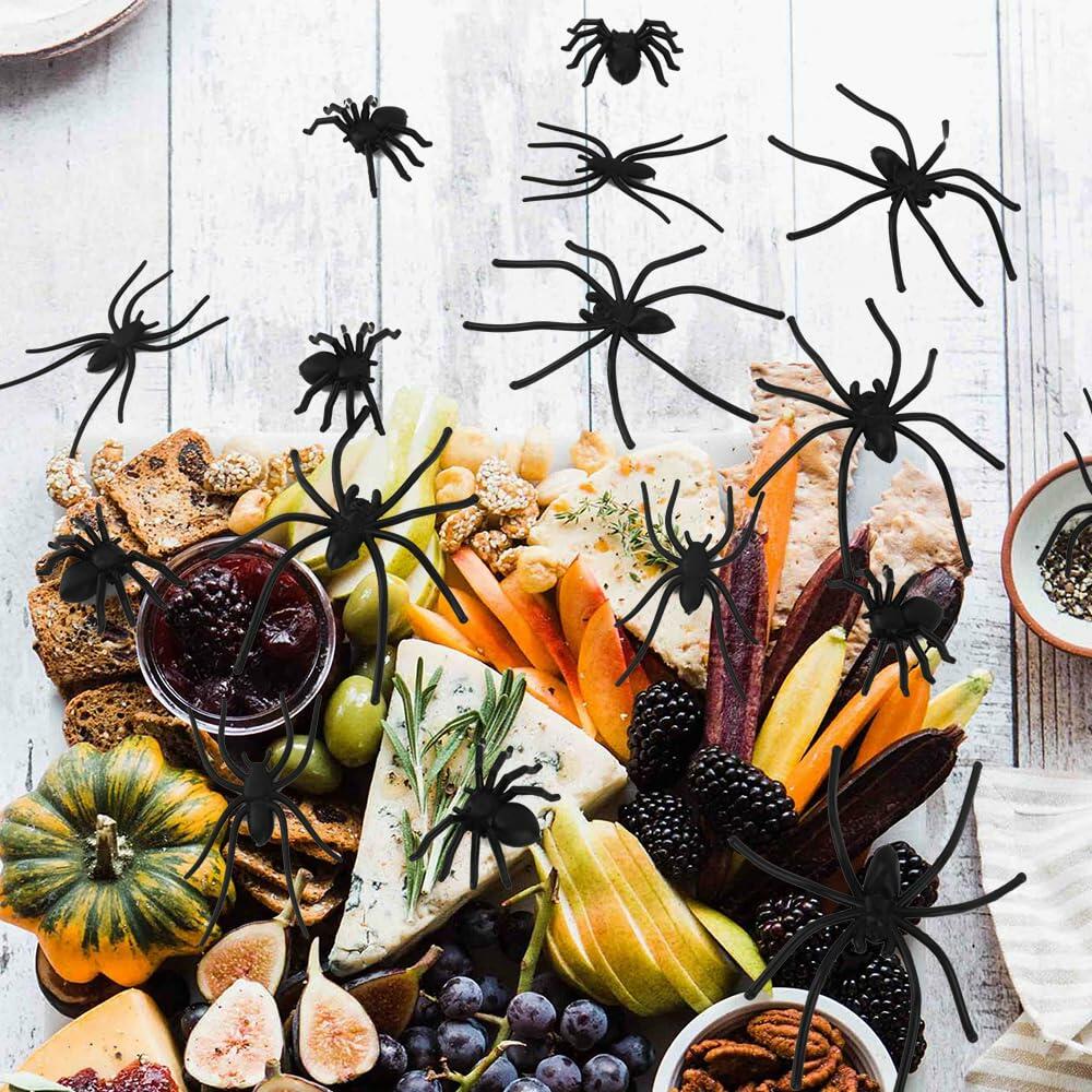 Fake Ants Halloween Mini 100Pcs Black Realistic Plastic Ants Prank Party