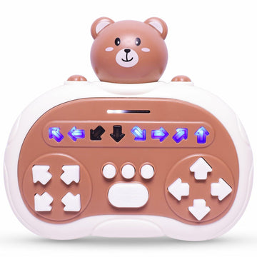 Rhythm Master Dance Machine Handheld Toy Bear Educational Stress Relief