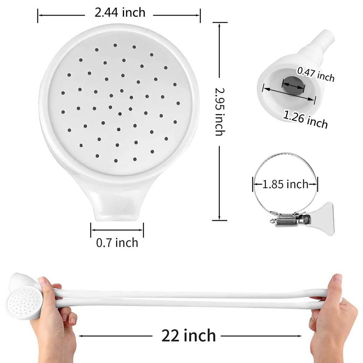 Lamoutor Pet Faucet Sprayer Portable Handheld Shower Bath Tool