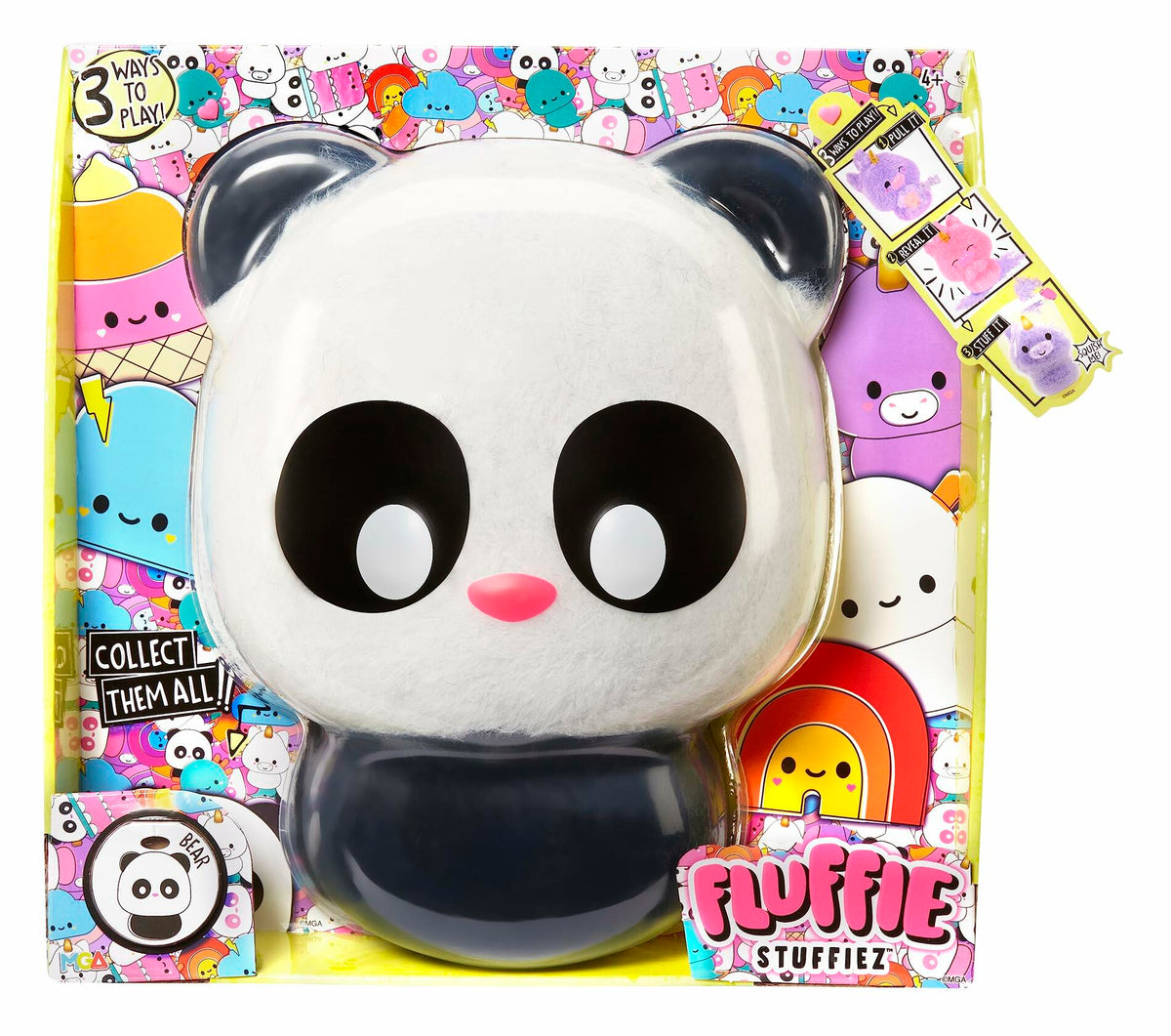 Fluffie Stuffiez Panda Large Plush 11" Ultra Soft Fluff Collectible
