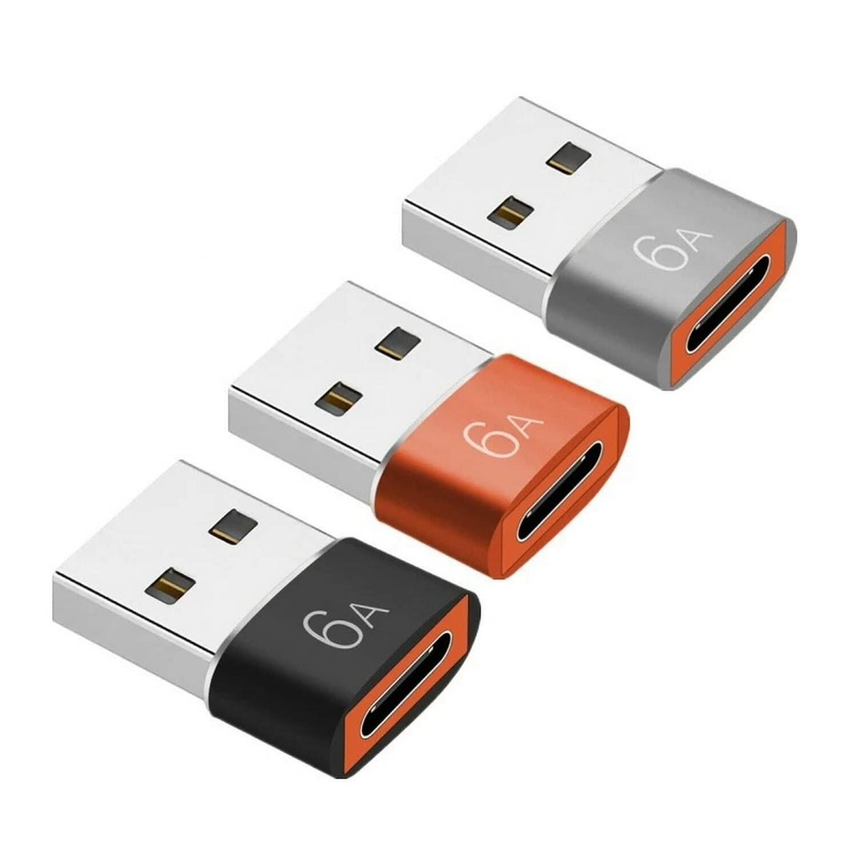 klangdorf USB-C to USB Adapter Male to Female Converter Mini 3 Pack