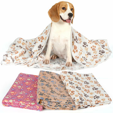 PJYuCien Dog Blanket Fleece Throw Washable 30x20in Small Medium 1 Pack