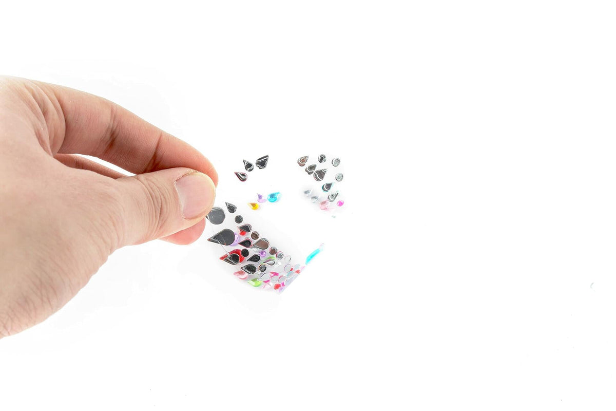 FACEGEM LONDON Face Gems Adhesive Glitter Tattoo Stickers 21 PCS