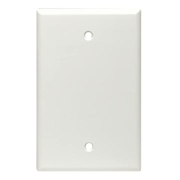Leviton 1-Gang Rectangle Wall Plate Plastic Cover White