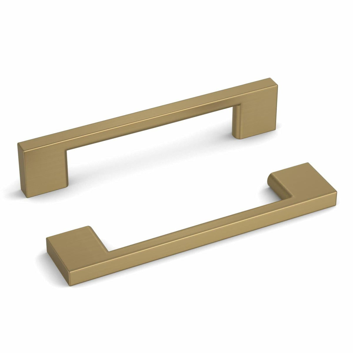 Haliwu 6 Pack Cabinet Handles 3-3/4 Inch Hole Center Champagne Bronze