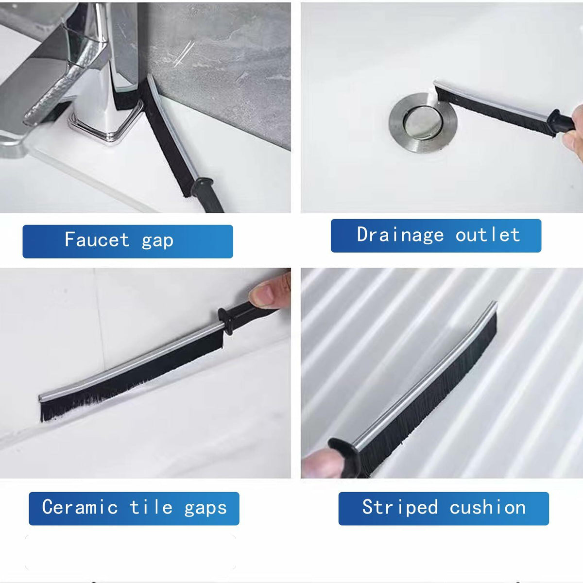 Multifunctional Cleaning Brush Set 5 pcs Kitchen Bathroom Home Tool