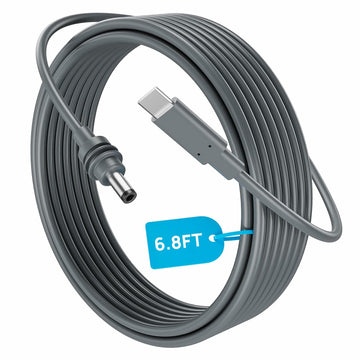 Starlink Mini USB-C to DC Power Cable 6.5FT Black Portable Accessory