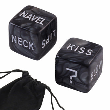 Romantic Naughty Dice Set Couples Game 36 Ways Black Anniversary Valentine