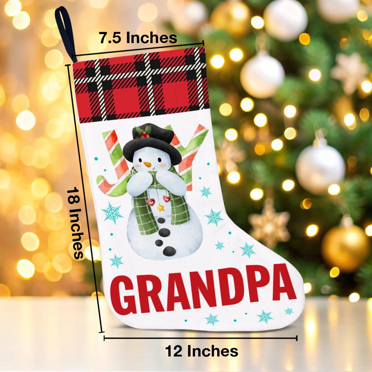 Best Cat Dad Ever Christmas Stocking Xmas Decoration 18x12 Inch