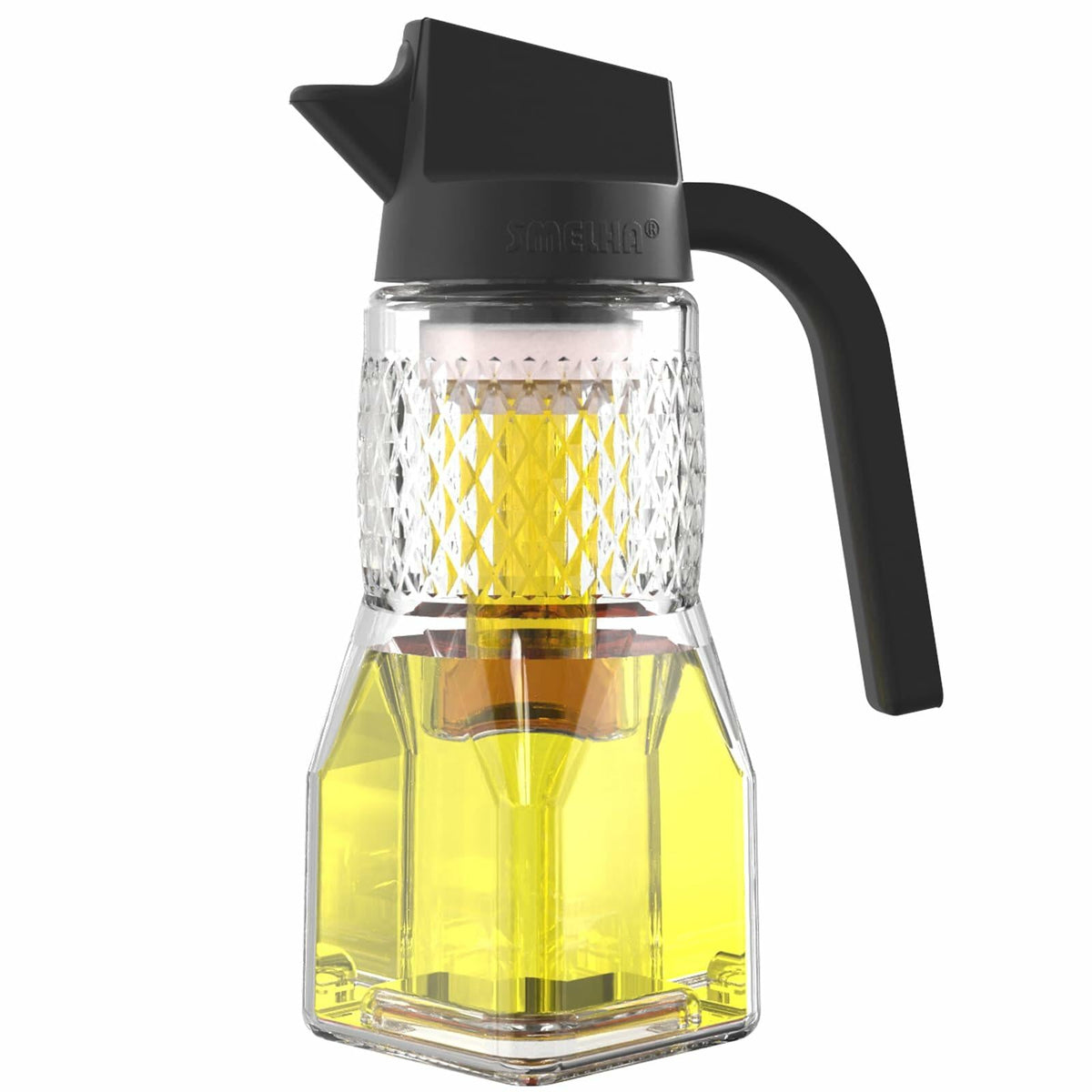 SMELHA Olive Oil Dispenser Vinegar Bottle 18.6oz 550ml Leakproof BPA Free