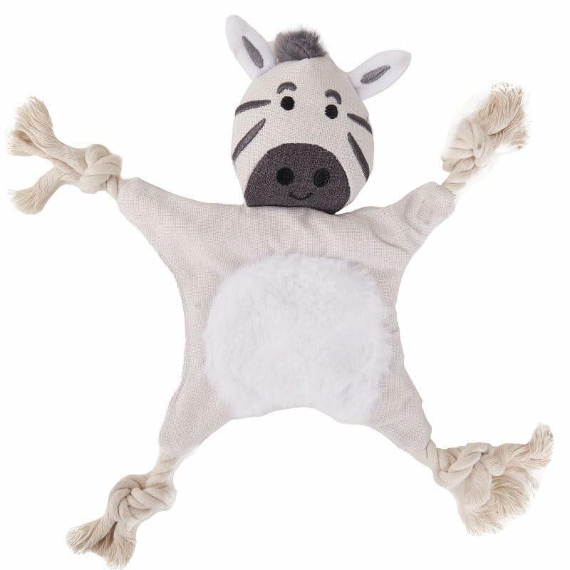 Their World Durable Interactive Dog Rope Toy Zebra Koala Bear