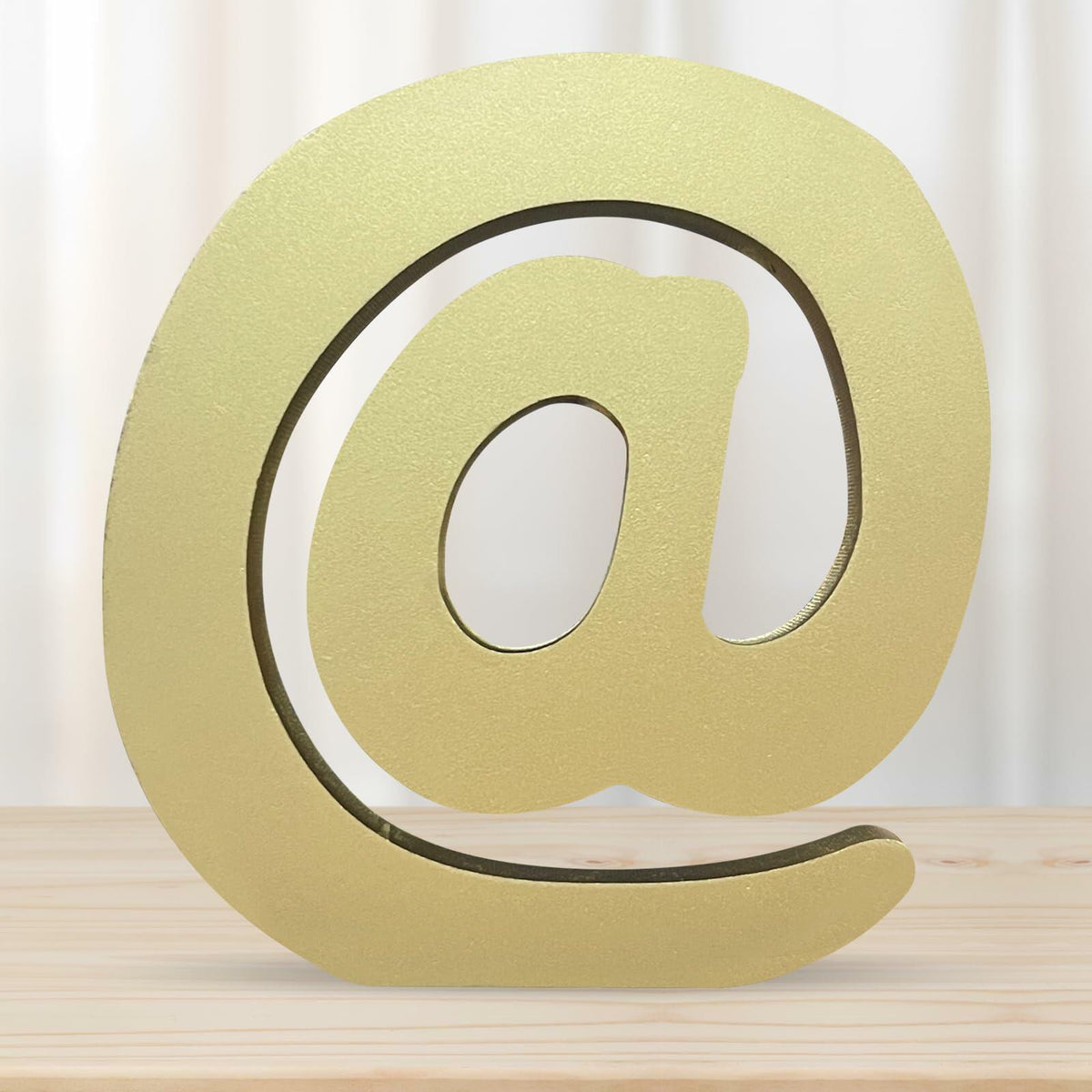 DEEZOMO 4 Inch 3D Golden Wooden Letter Z Unfinished Wood Craft Decor