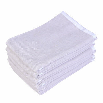 Yourtablecloth Dishtowels Set of 5 Nautical Blue Cotton Kitchen Towels