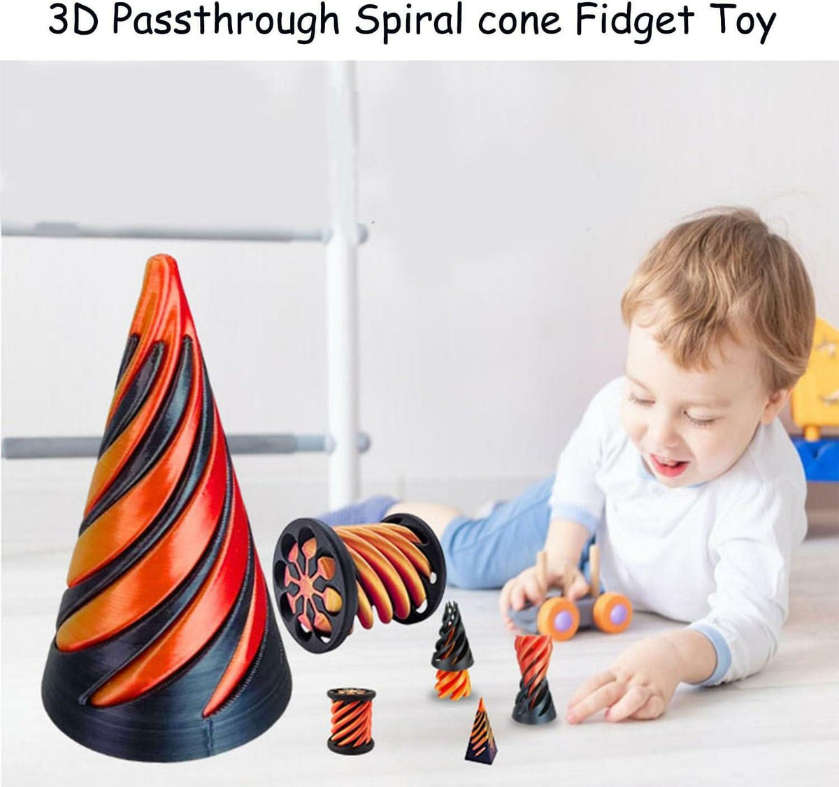 Fidget Toy Stress Relief Hand Spinner Finger Toy for Anxiety & Focus