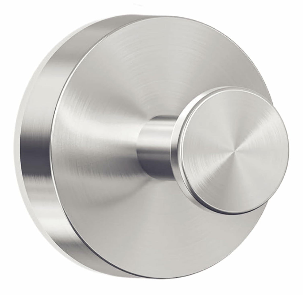 LECHI Stainless Steel Suction Cup Hook Waterproof No Drill Silver 1pc
