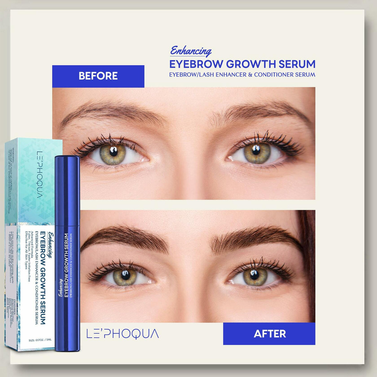 Eyebrow Serum Advanced Formula for Fuller Thicker Brows Nourishing Serum