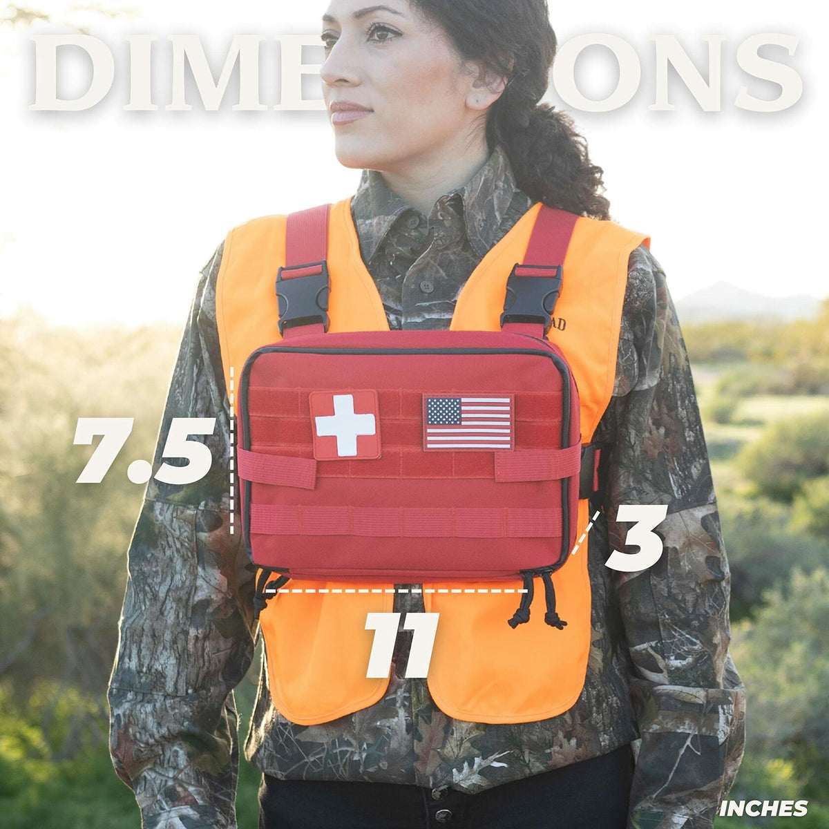 Boundless Performance Molle EMT Medical Bag Utility Pockets EDC IFAK