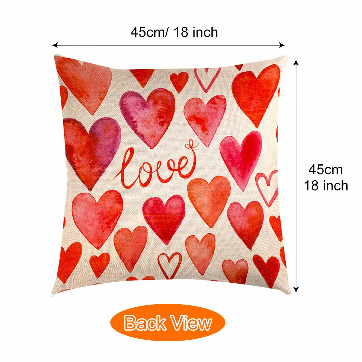 TUPARKA Valentine's Day Throw Pillow Covers 18x18 Inch 4 Pack
