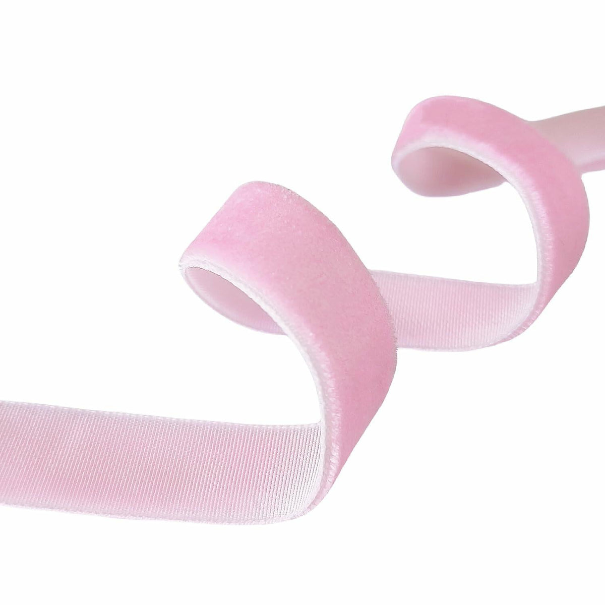 Abbaoww Pink Velvet Ribbon 5/8 Inch Single Face 25 Yards Craft DIY
