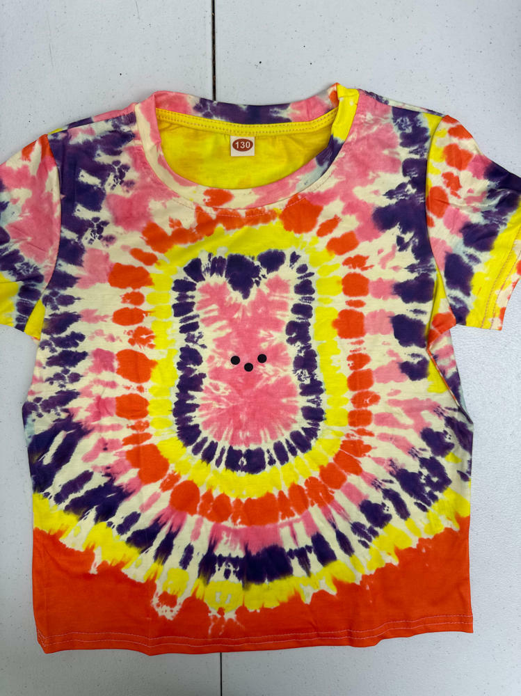 Happy Easter Family Matching Tie Dye Bunny Graphic T-Shirt Size M