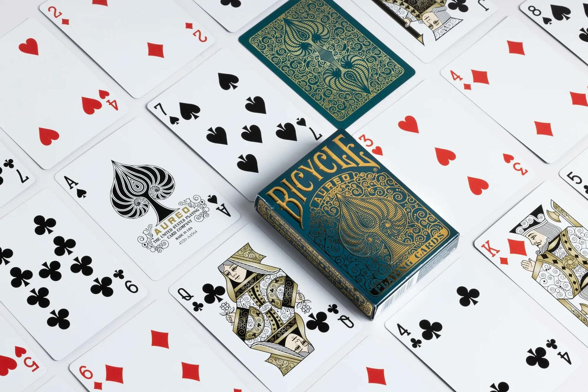 Bicycle Aureo Playing Cards Showstopper Deck Durable Easy to Shuffle Gift
