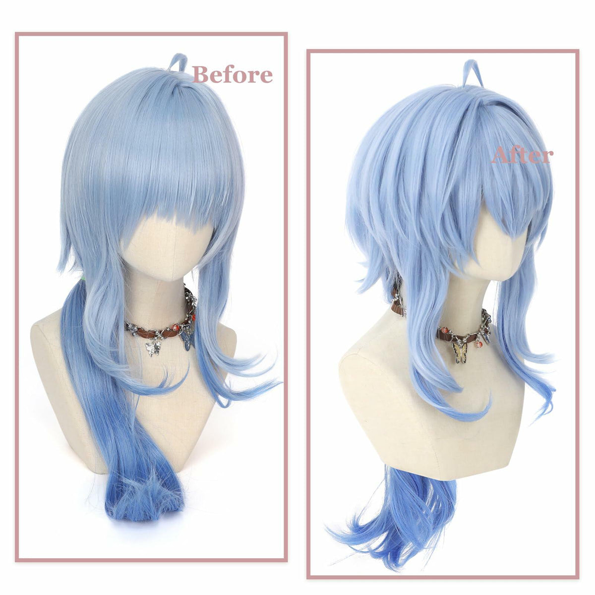 Soulwigger Ganyu Genshin Cosplay Synthetic Costume Wig Halloween Party