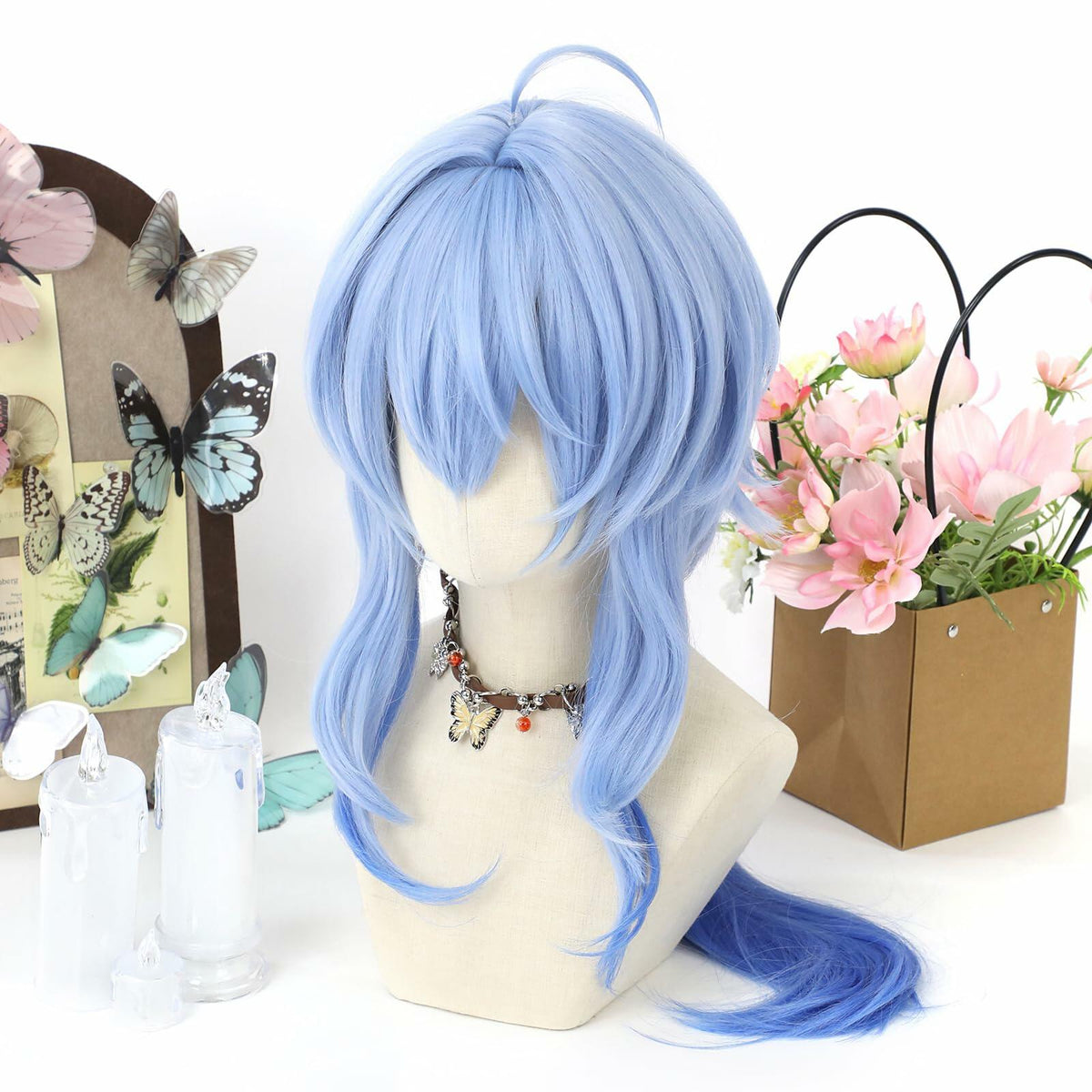 Soulwigger Ganyu Genshin Cosplay Synthetic Costume Wig Halloween Party