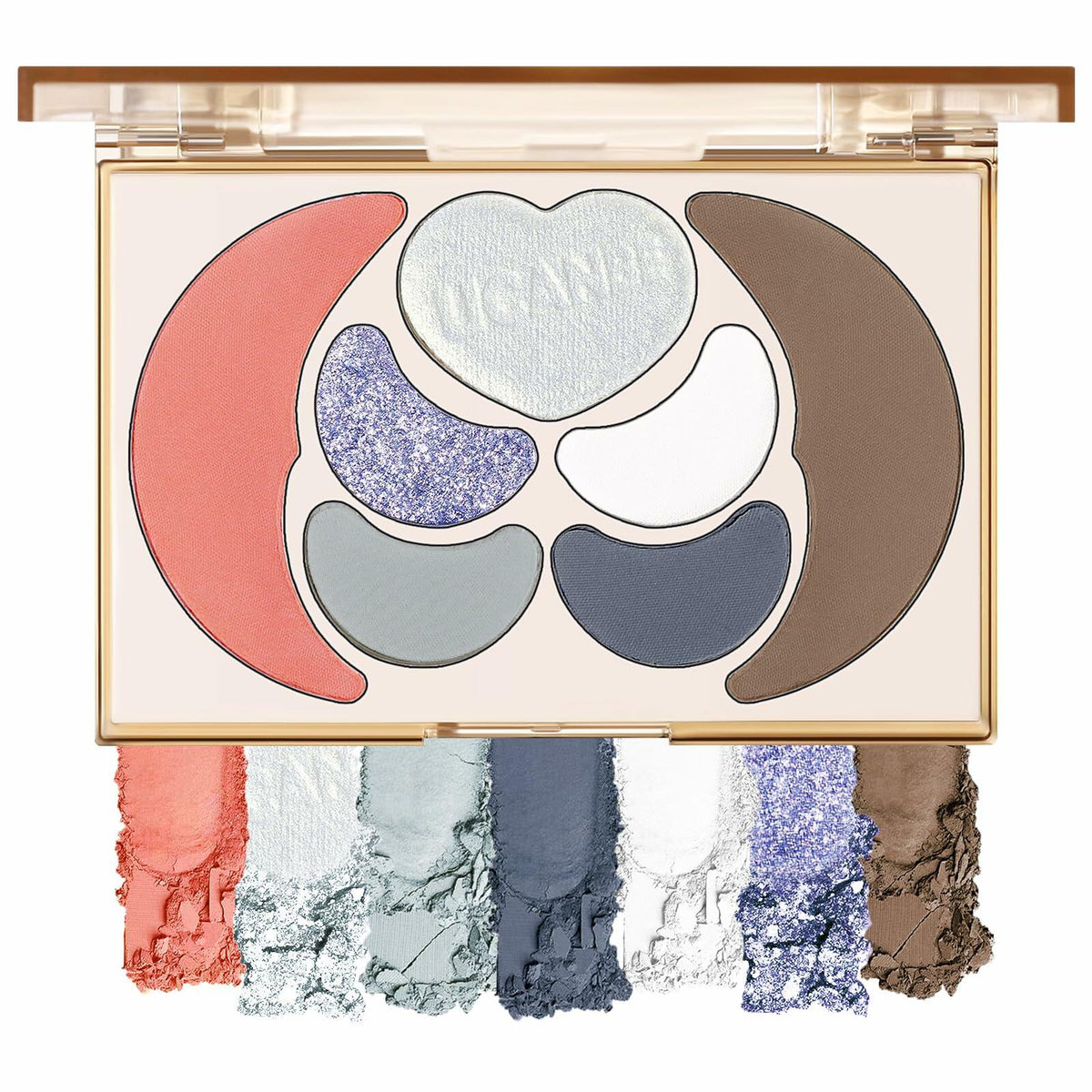 UCANBE All-In-One Makeup Kit 4 Eyeshadows 1 Blush 1 Bronzer 1 Highlighter