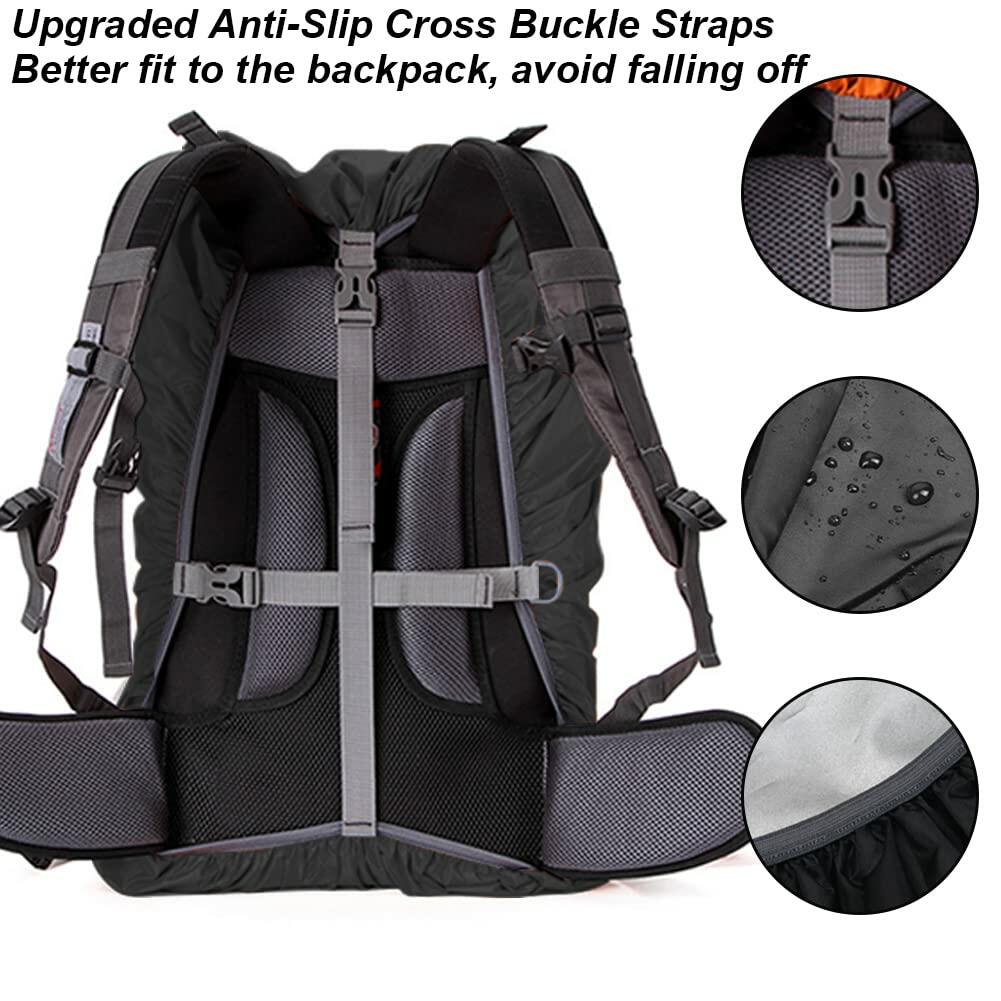 HYCOPROT Waterproof Backpack Rain Cover 10-85L Reflective Ultralight