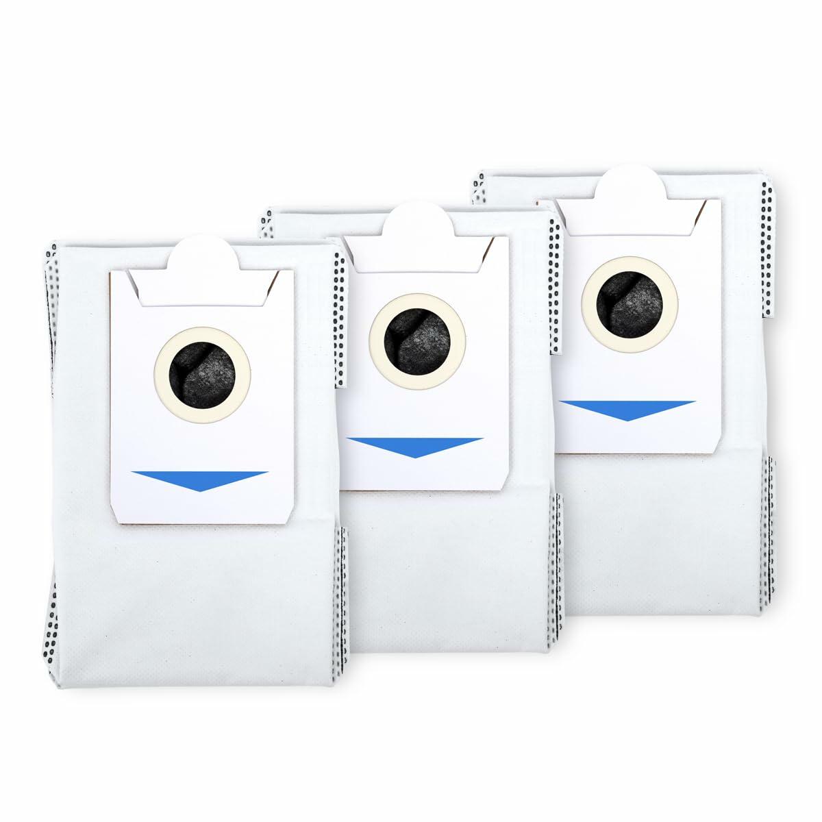 ECOVACS Dustbag 3 Pcs for DEEBOT X2 OMNI X2 COMBO Robot Vacuum White