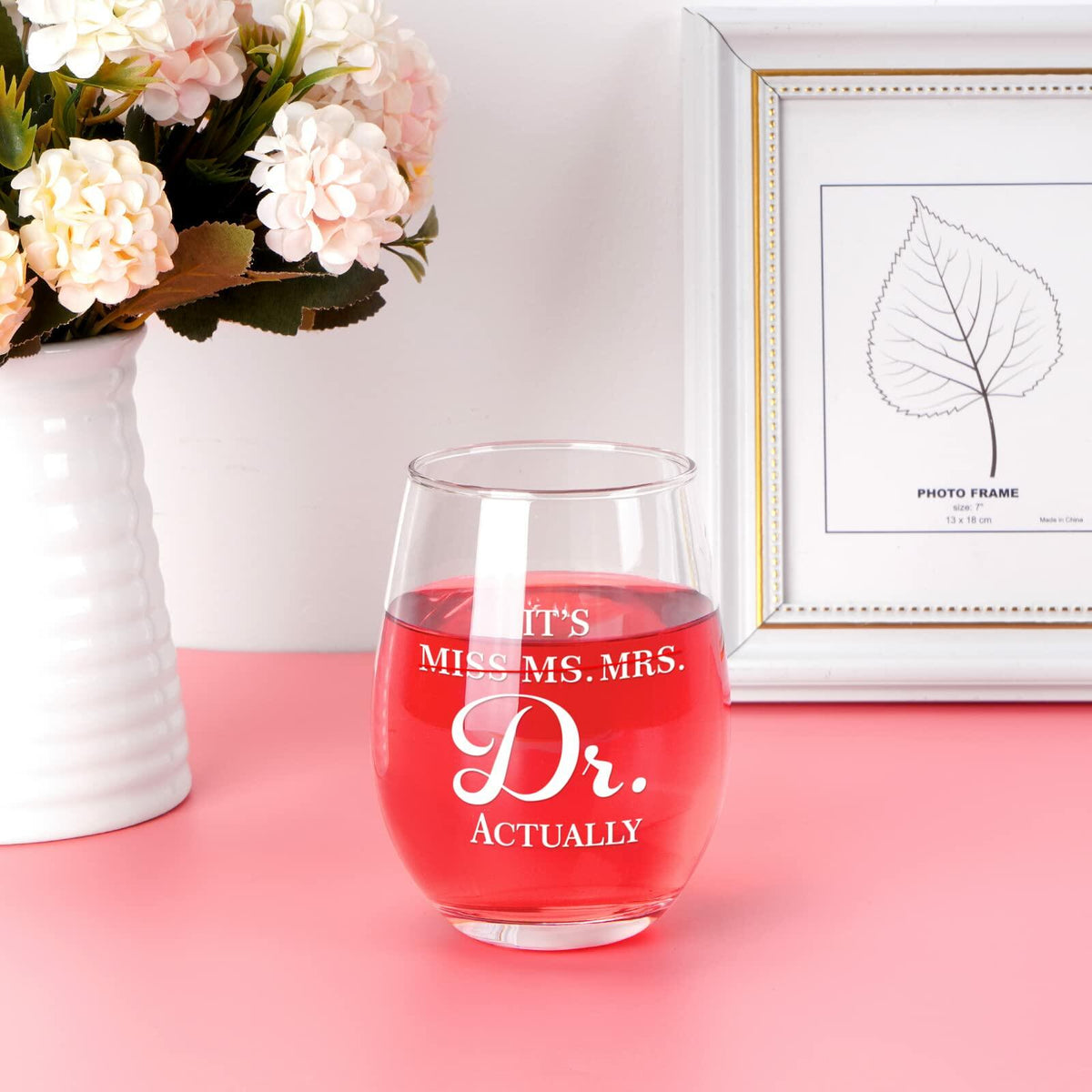 Futtumy Thanks for Not Putting My Boyfriend Up Stemless Wine Glass Gift