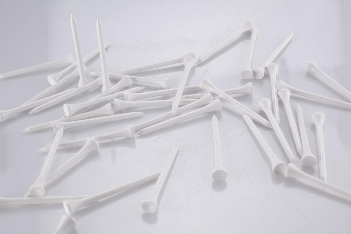 Underground Pro Shop Wood Golf Tees 3" Standard White Resealable Pack
