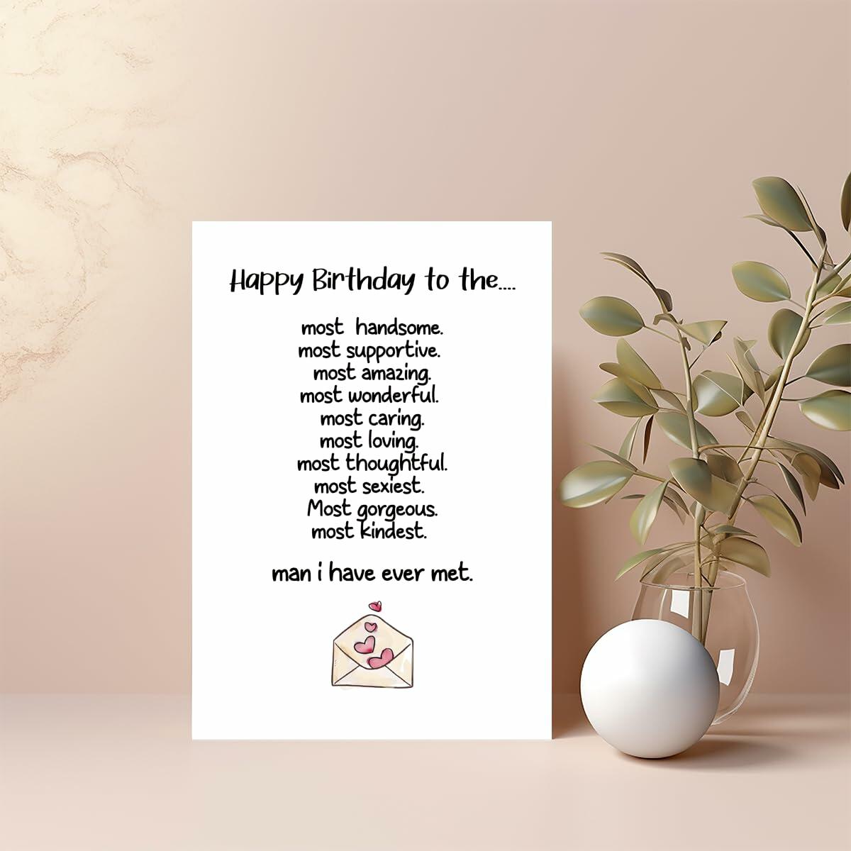 Funny Rude Birthday Card for Women Men Dad Mom Uncle Auntie 40-70th
