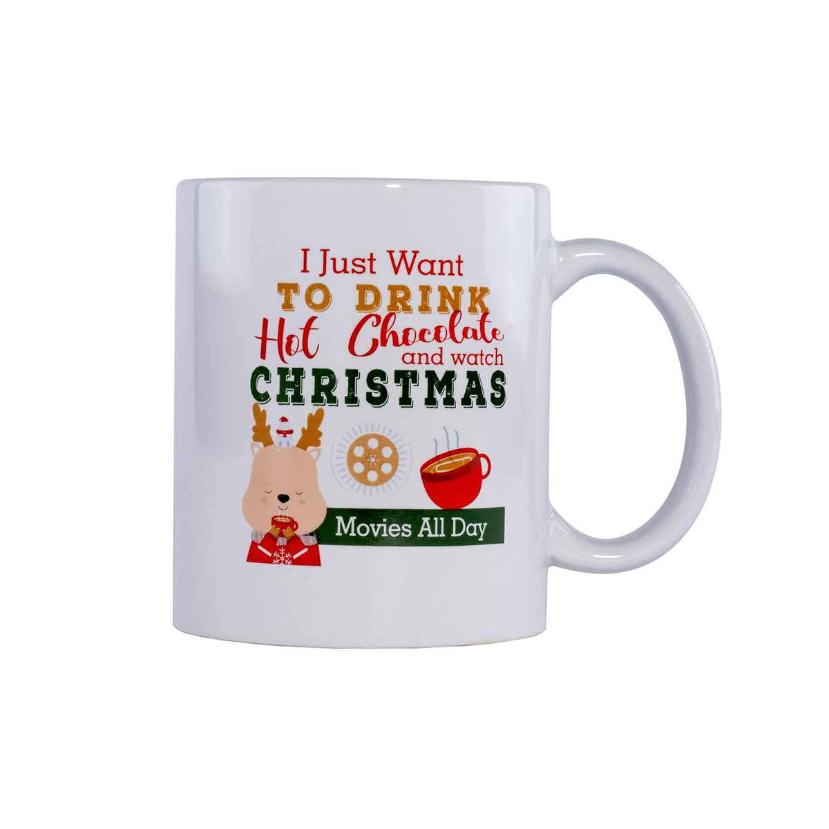 Tiberias Christmas Coffee Mug Ceramic Tea 11 Oz Holiday Gift Box